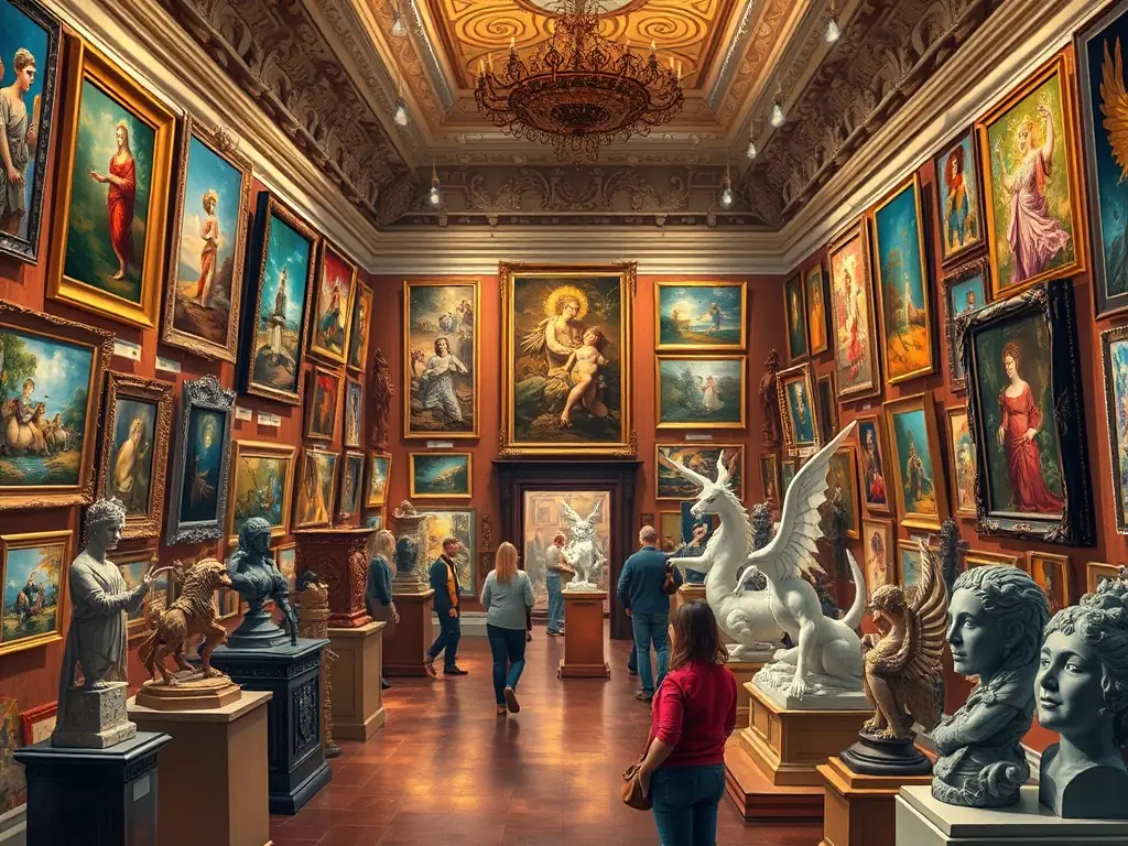 An exhibition showcasing a diverse collection of artworks by members of LES CO'PEINTS D'ABORD, highlighting the collective's commitment to promoting artistic dialogue and community engagement.